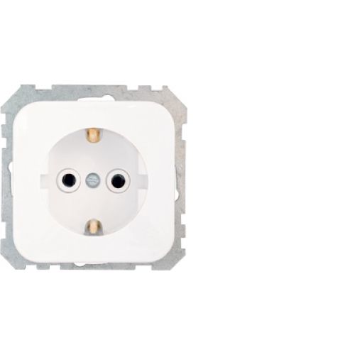 Розетка с заземляющим контактом скрытой установки РС16-493 з