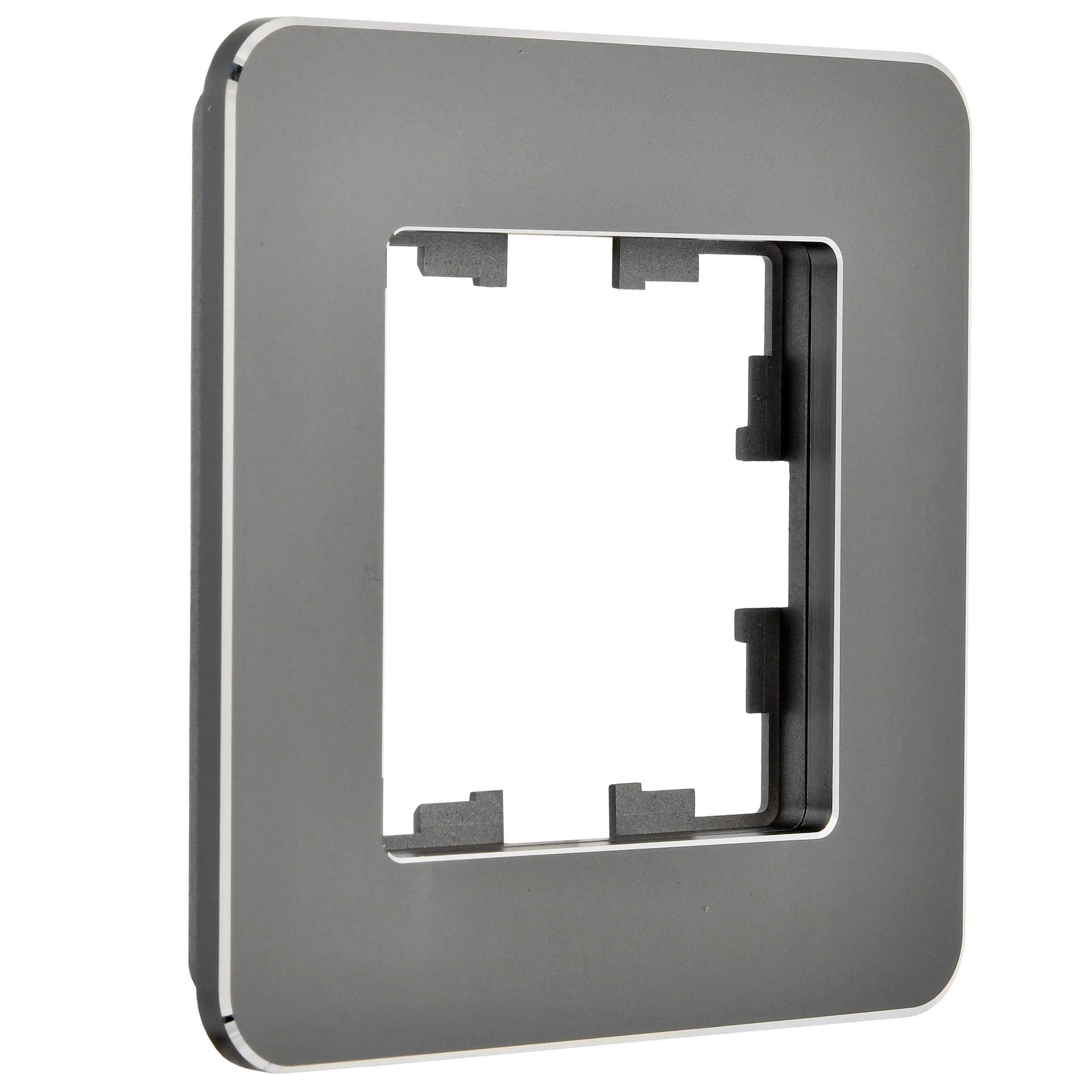 BRITE Рамка 1-местная РУ-1-1-Бр металл титан RE IEK - Фото 5