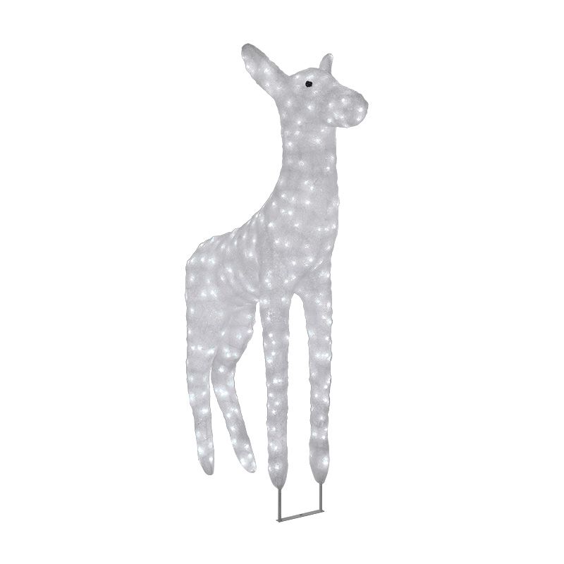 Акриловая светодиодная фигура Олень мама 115х155 см, 1900 светодиодов, IP65 понижающий трансформатор в комплекте, NEON-NIGHT 513-101