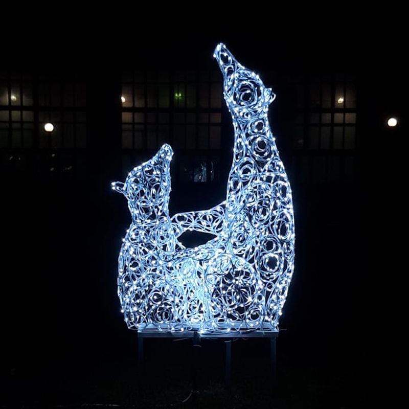 Декоративная 3D Медведь с медвежонком 230 м 501-574