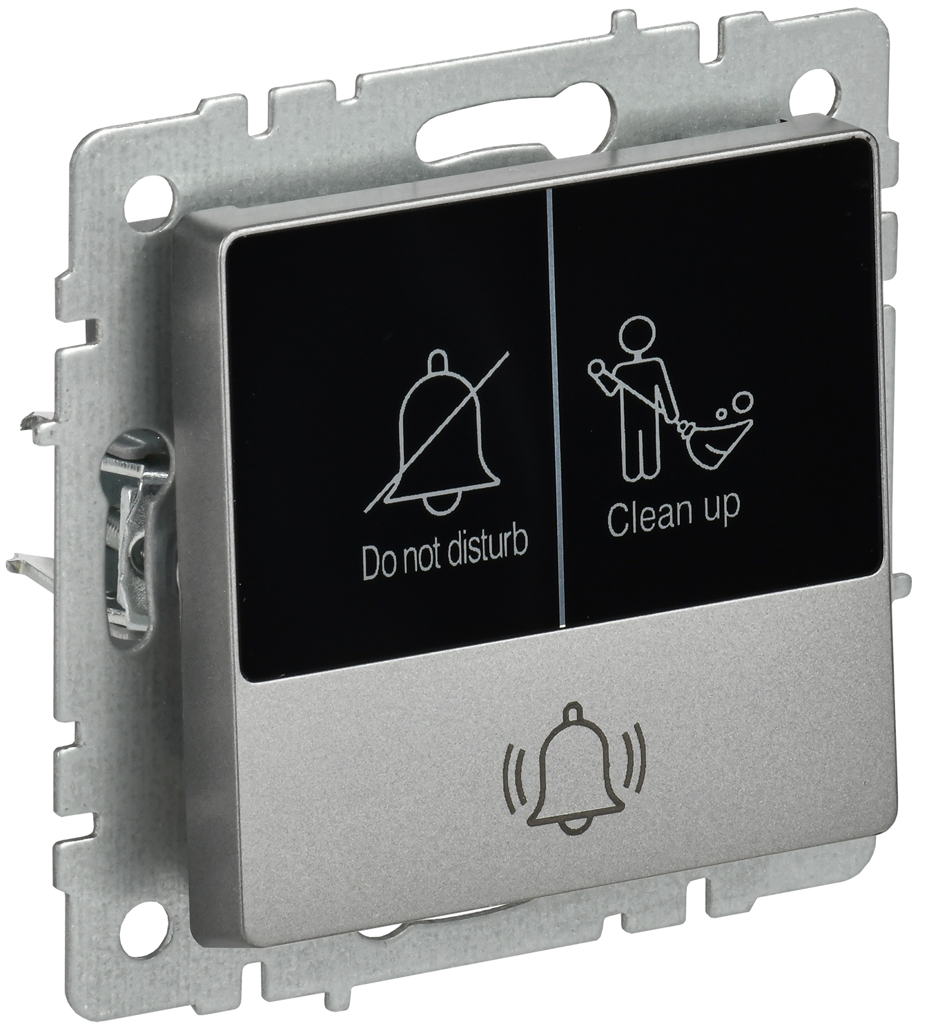 BRITE Кнопка звонка с индикацией для отелей 10А ВС10-1-9-БрС сталь IEK BR-V14-2-10-K46