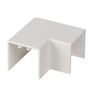 Поворот 90 гр. (25х25) (4 шт) белый EKF-Plast abw-25-25x4