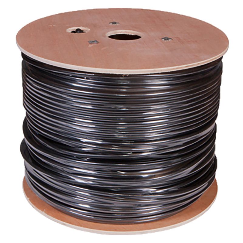 Кабель витая пара SF/UTP, CAT 5e, PE, 4PR, 24AWG, OUTDOOR, SOLID, черный, 305м, REXANT - Фото 2