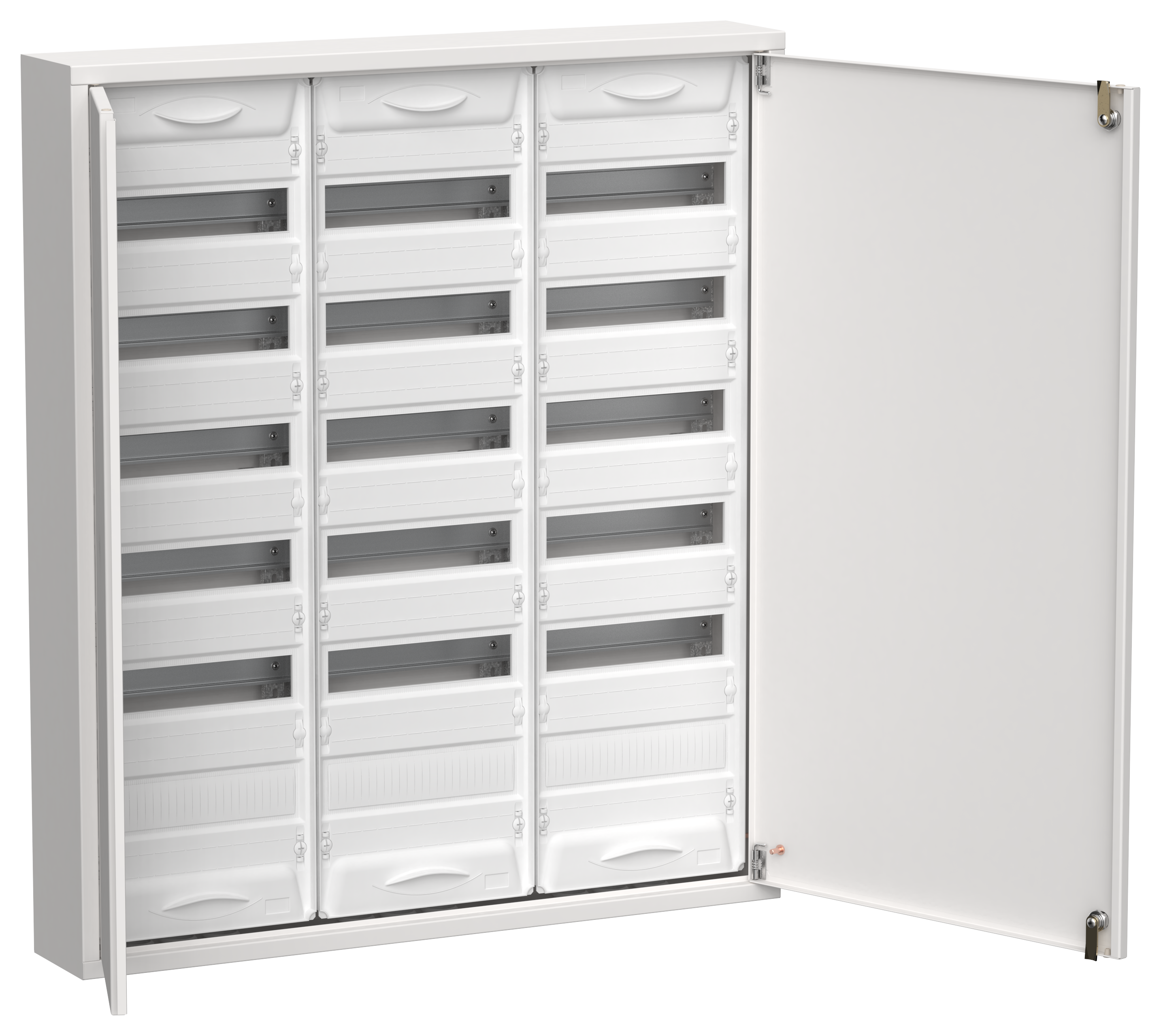 TITAN 5 Корпус металлический ЩРн-216 (3х72) 960х830х140мм IP31 белый (две двери) IEK TI5-50-N-3X072-31