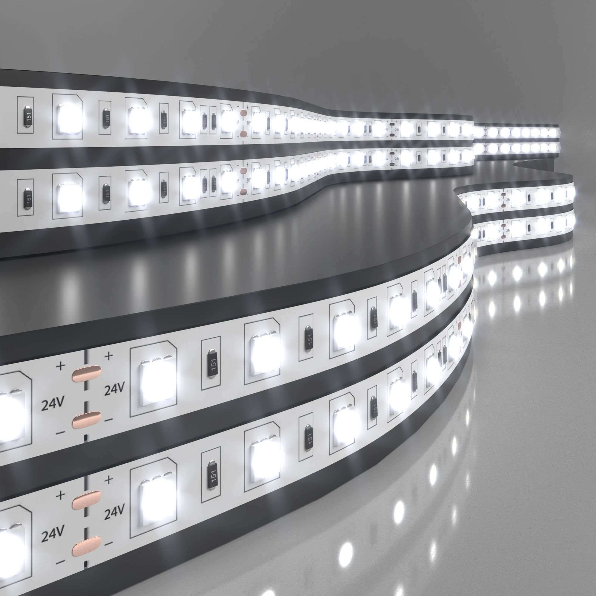 Лента светодиодная 24V 14,4W 60Led 5050 IP20 дневной белый, 5м Elektrostandard