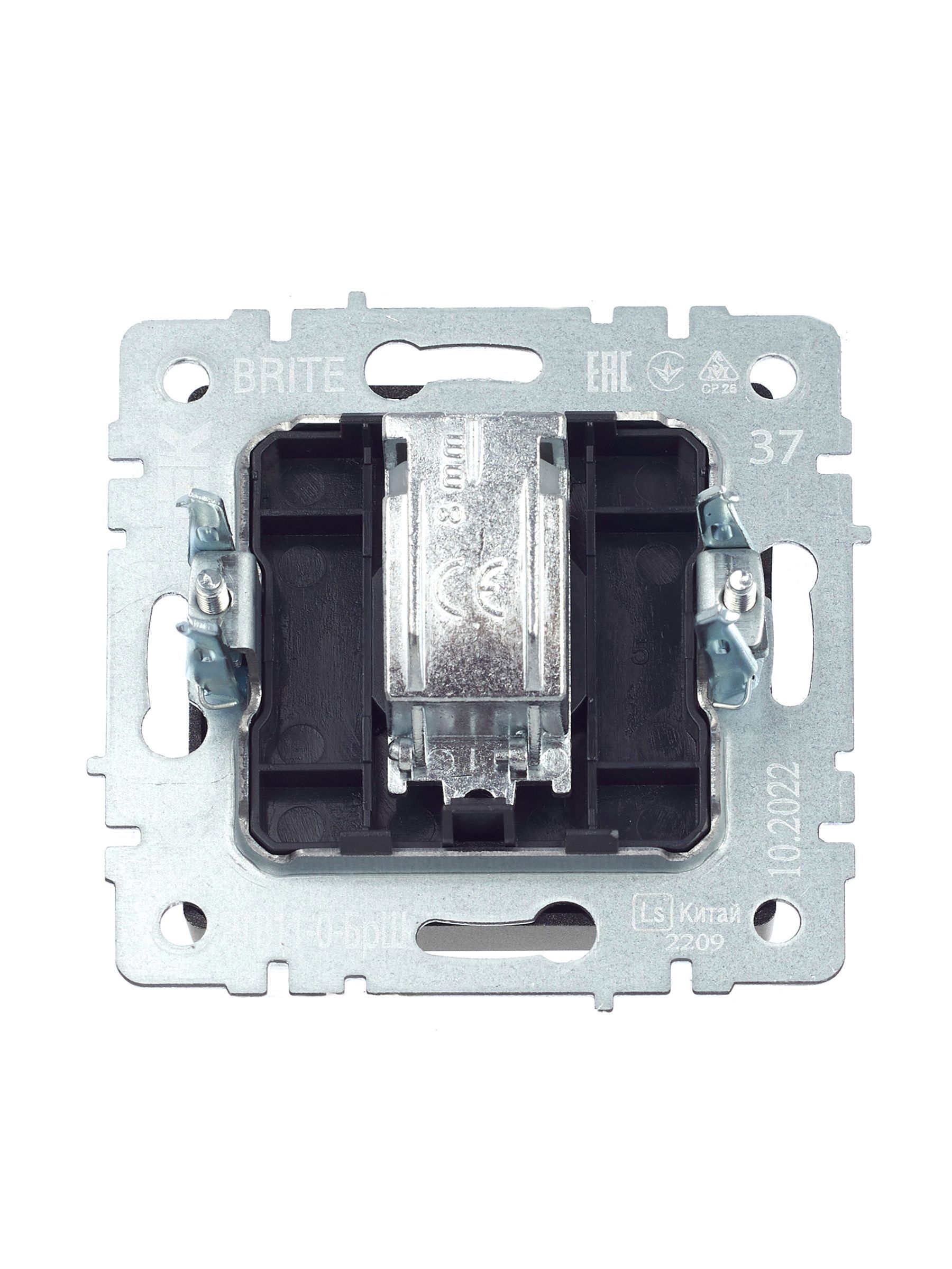 BRITE Розетка TV оконечная РТВ11-0-БрШ шампань IEK - Фото 4