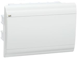 PRIME Корпус пластиковый ЩРВ-П-12 модулей встраиваемый белый/белая дверь IP41 IEK MKP82-V-12-WD-41-10