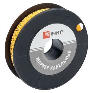 Маркер кабельный 1,5 мм2 "9" (1000 шт.) (ЕС-0) EKF plc-KM-1.5-9