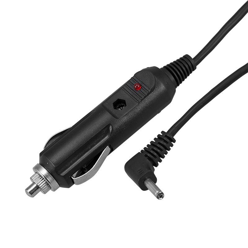 Автозарядка с индикатором (разъем 1.4х3.4) (АЗУ) шнур прямой 1.5 м REXANT 16-0235-4