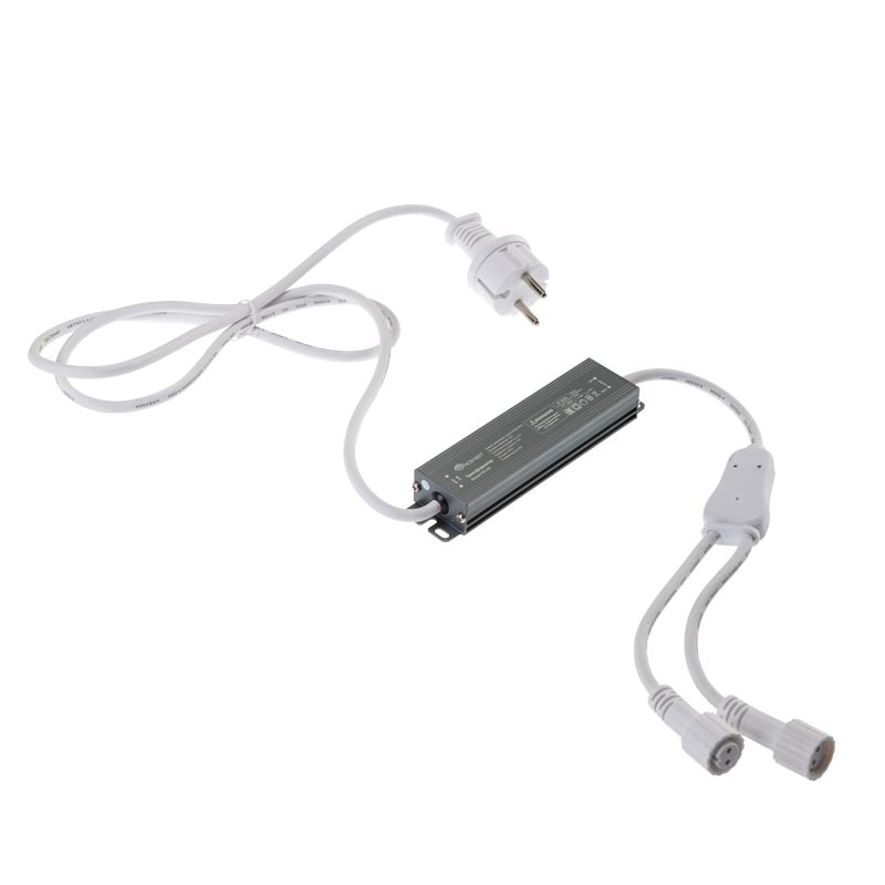 Блок питания (трансформатор) для уличных гирлянд 24В, 60Вт, алюминиевый корпус, IP65 NEON-NIGHT