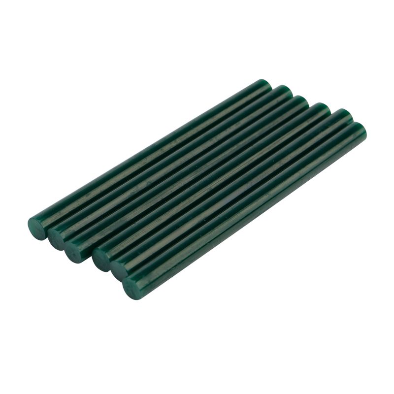 Стержни клеевые Ø7мм, 100мм, зеленые (6 шт/уп), блистер REXANT 09-1018