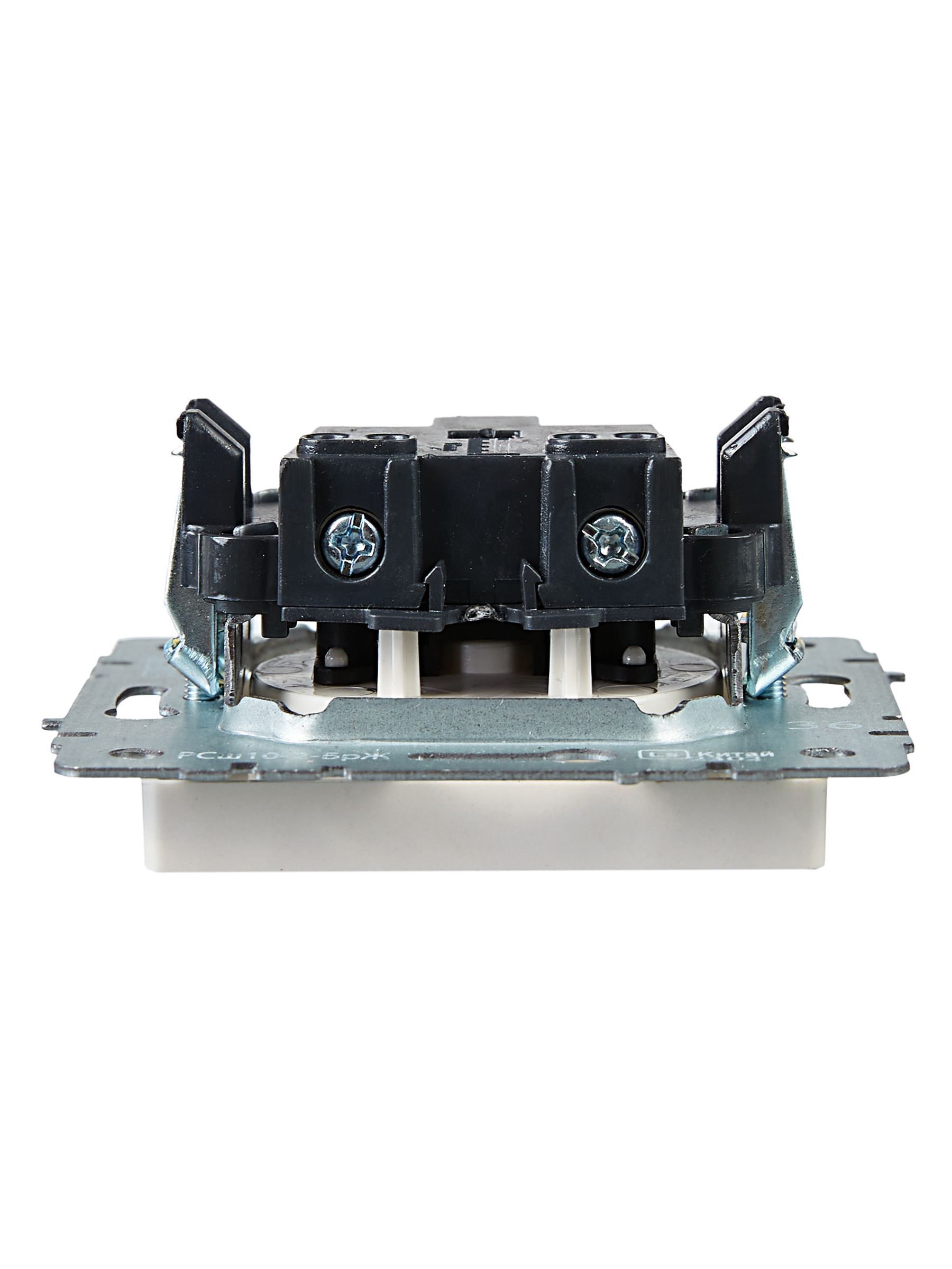 BRITE Розетка 1-местная без заземления с защитными шторками 10А РСш10-2-БрЖ жемчуг IEK - Фото 6