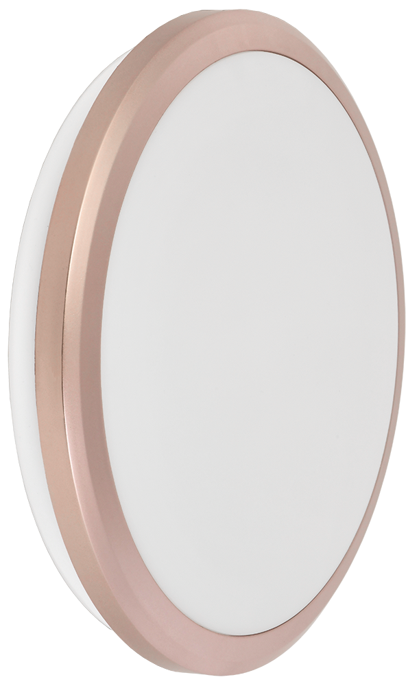 Светильник светодиодный ДПБ 3203 18Вт IP54 4000K круг розовое золото IEK LDPB0-3203-18-4000-K01