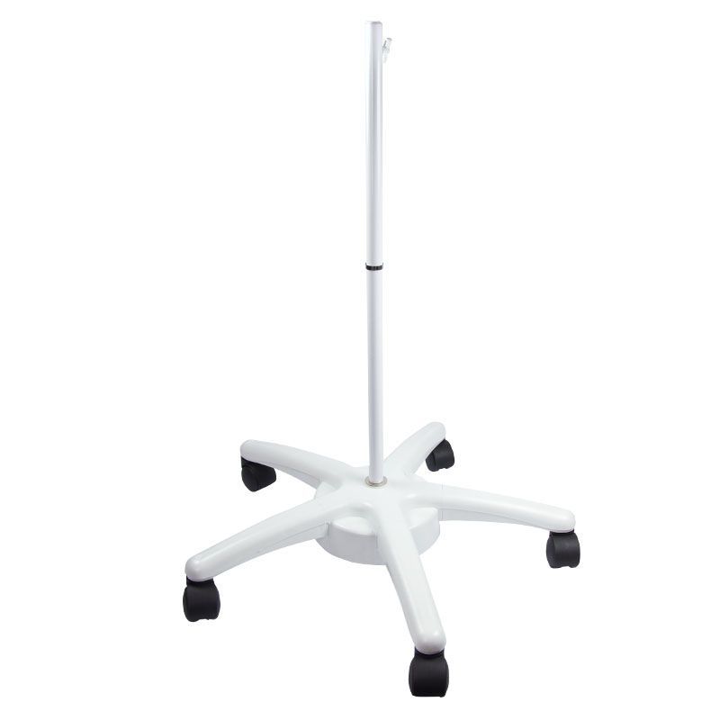 Стойка (штатив) напольная мобильная для луп с подсветкой, пятилучевая, белая (SMP) REXANT 31-0820