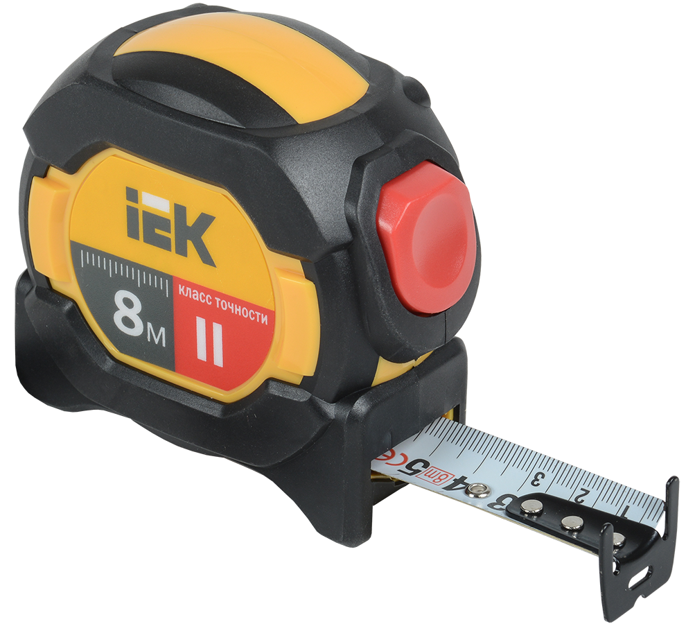 Рулетка измерительная PROFESSIONAL 8м IEK