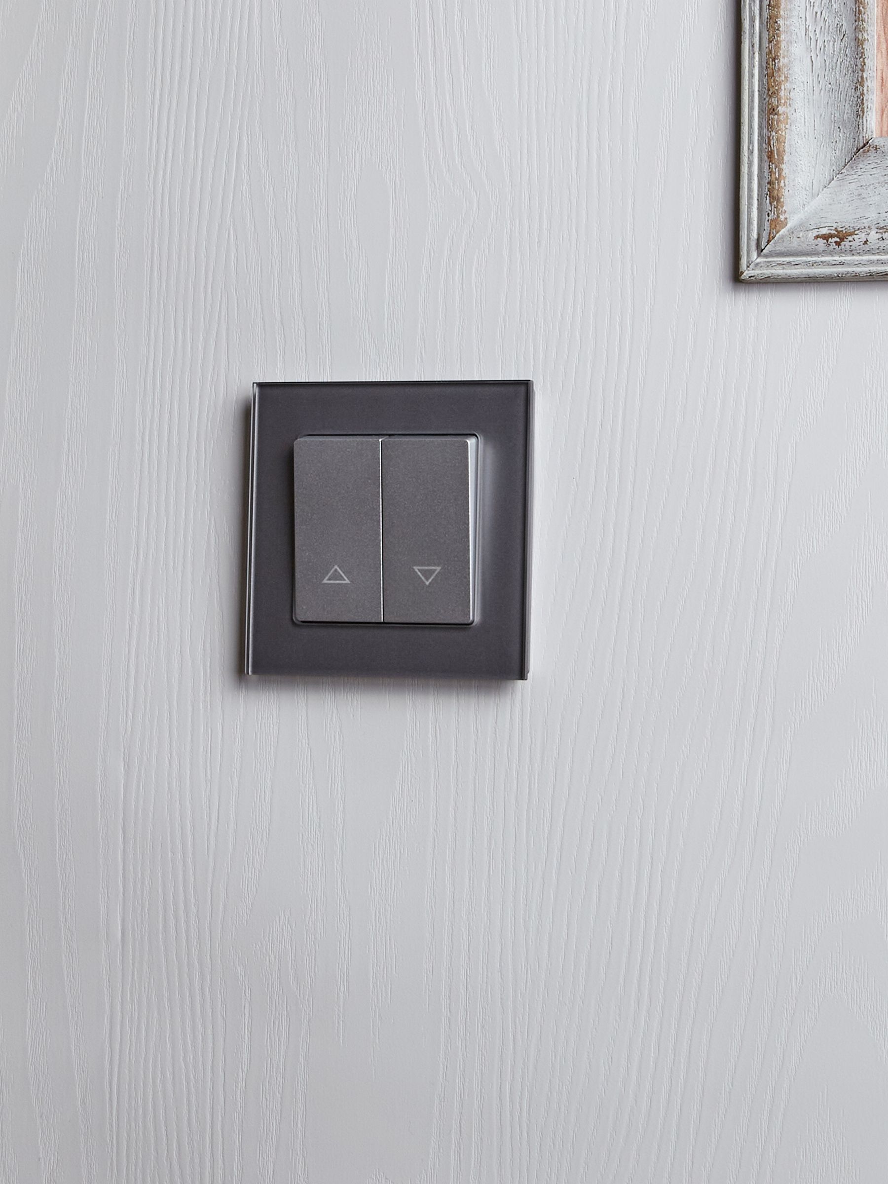 BRITE Выключатель жалюзи 10А ВС10-1-5-БрА алюминий IEK - Фото 6