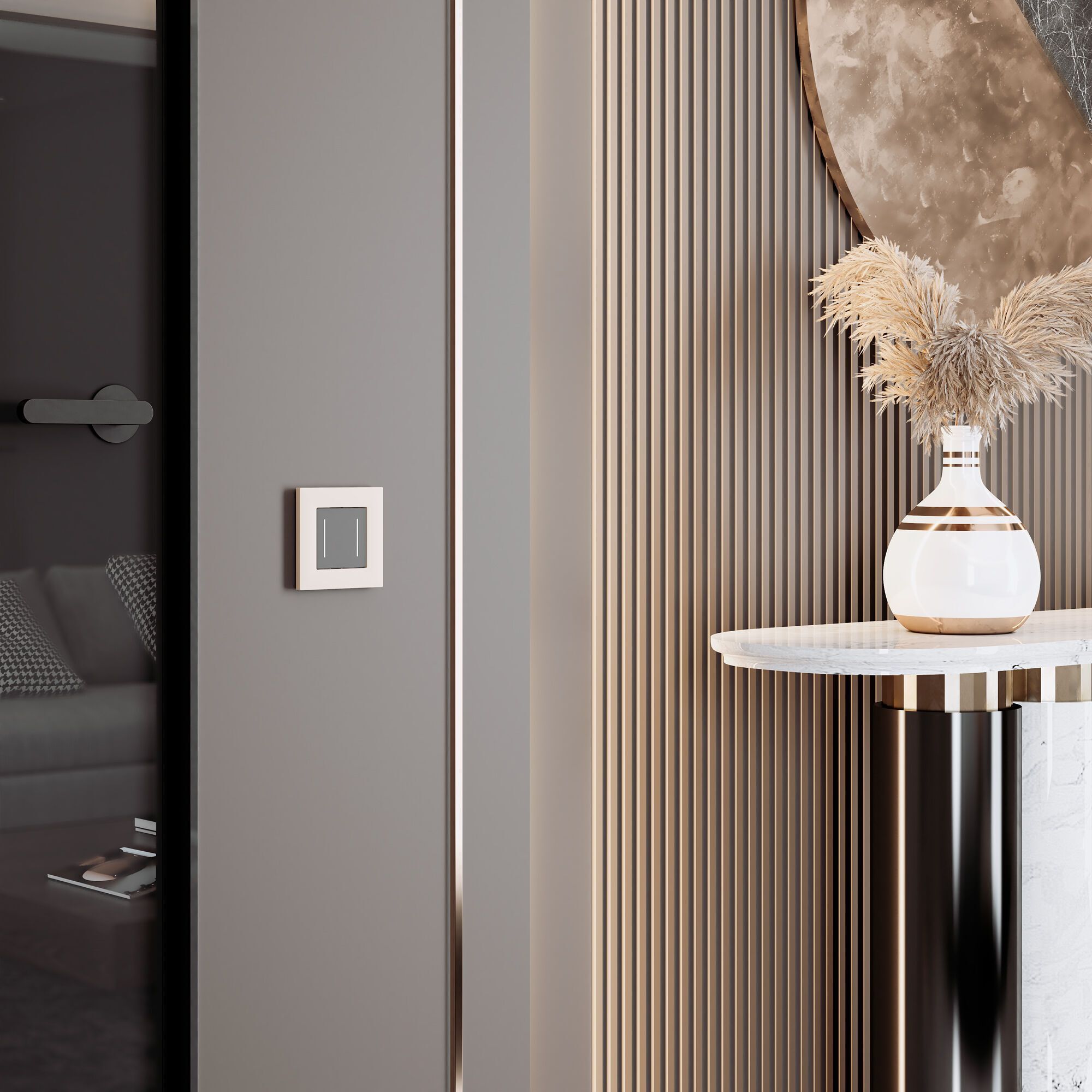 Рамка на 1 пост Slab (белый матовый) Werkel - Фото 2