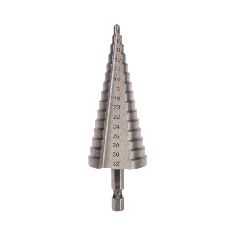 Сверло по металлу ступенчатое 4,0-32,0мм, 102мм, 62 HRC KRANZ KR-12-6603