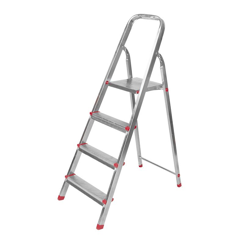 Стремянка металлическая 4 ступеньки, усиленный профиль REXANT 12-5054