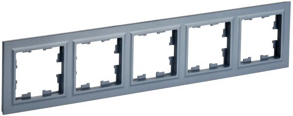 BRITE Рамка 5-местная РУ-5-БрМ маренго IEK BR-M52-K35