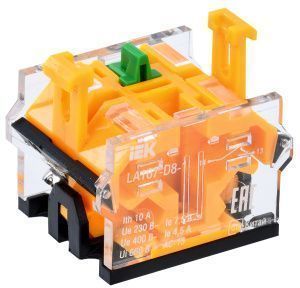 Дополнительный контакт для светосигнальной арматуры 1з для серии D8 IEK