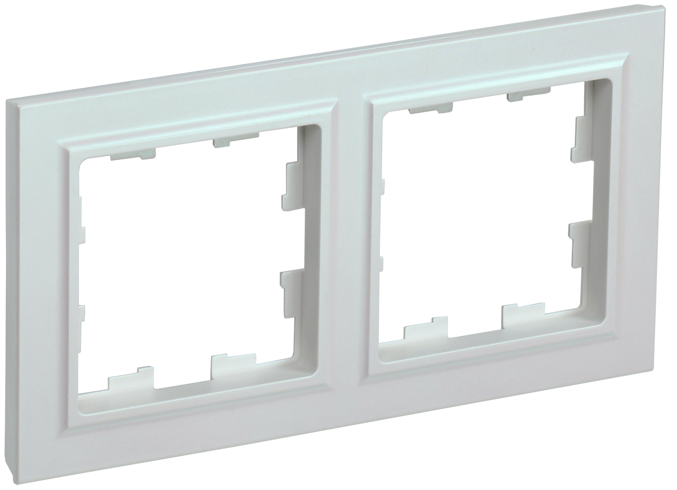 BRITE Рамка 2-местная РУ-2-БрЖ жемчуг IEK