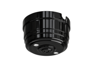 Корпус розетки потолочной фарфоровый, D70x40, цвет - черный GE70811-05