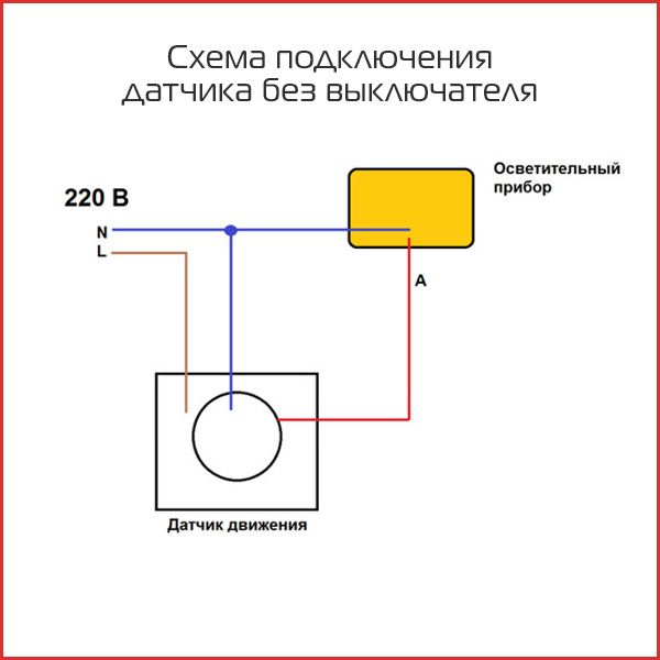Схема подключения датчика движения без выключателя.jpg Схема подключения датчика движения без выключателя.jpg