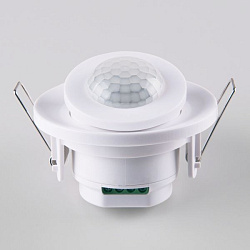 Датчик движения инфракрасный  8m 2,2-4m 800W IP20 360° SNS-M-12 белый Elektrostandard a041244