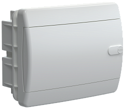 UNION Compact Корпус пластиковый ЩРВ-П-8 IP41 белая дверь IEK UIC-KP13-V-08-41-K01