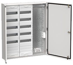 TITAN 5 Корпус комбинированный ЩРн-144 (3х72) 960х830х140мм IP30 белый IEK TI5-51-N-3X072-30