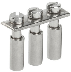 Перемычка центральная для КВИ-4мм2 3PIN IEK YZN30Q-004-3P