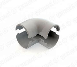 Поворот разъемный (угол) для труб D20мм (25/1125шт) GE50203