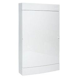 Щит комбинированный "Unix" прозрачная дверь (2х12 (24) модулей + 1 монтажная плата) 4 габарит 653x287x112 IP40 ux-2x12+1m-n