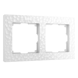 Рамка на 2 поста Hammer (белый) Werkel W0022401