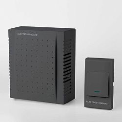 Звонок электромеханический 1M IP44 DBQ26M WM черный Elektrostandard a055432