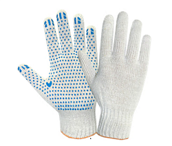 Перчатки х/б с ПВХ "Точка" 7,5 класс STARTUL  SF550