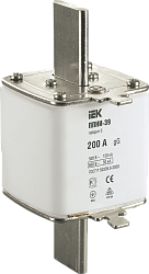 Плавкая вставка предохранителя ППНИ-39 габарит 3 200А IEK DPP50-200