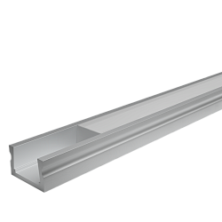 Профиль алюминиевый накладной WOLTA WAP-S-16/6/2000-A серый, 6х16х2000 мм готовый комплект WAP-S-16/6/2000-A