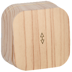 GLORY Выключатель 1-клавишный для открытой установки проходной 10А ВСп10-1-0-ХС сосна IEK EVH12-K34-10