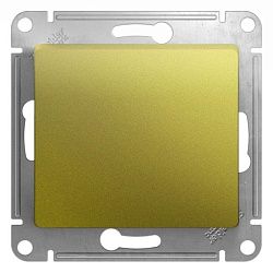 Кнопка нажимная 1-кл. СП Glossa 10А IP20 (сх. 1) 10AX механизм фисташк. SE GSL001015 454475