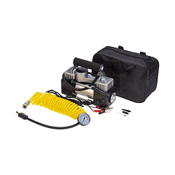 Компрессор автомобильный усиленный двухпоршневой (75л/мин, 10 АТМ) REXANT 80-0523