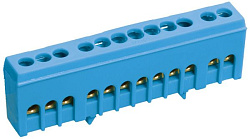 Шина N "ноль" в корпусном изоляторе на DIN-рейку ШНИ-6х9-16-К-С IEK YNN10-69-16KD-K07