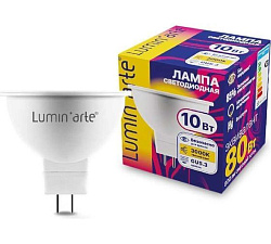 Светодиодная лампа Luminarte LSTD-MR16-10W3KGU5.3 10Вт 3000K GU5.3 LSTD-MR16-10W3KGU5.3