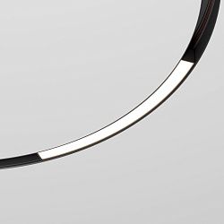 Slim Magnetic Трековый светильник для радиусного шинопровода 16W 4200K Planar чёрный Ø 800мм a066508