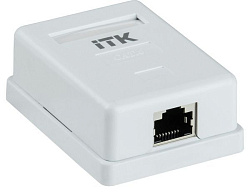 ITK Настенная информационная розетка RJ45 кат.6 FTP 1-порт CS2-1C06F-12