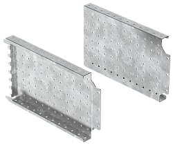 FORMAT Панель монтажная боковая перфорированная 200х400мм (2шт/упак) IEK FO-00-MPSP-020-040