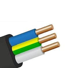 Кабель ВВГ-Пнг(А) 3х1.5 ОК (N PE) 0.66кВ (уп.100м) ПромЭл 872002749 1555366