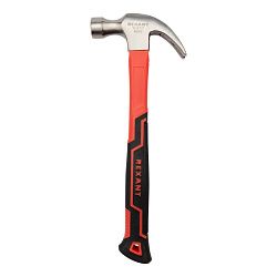 Молоток-гвоздодер 450г фибергласовая рукоятка REXANT 12-8121