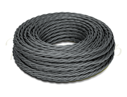 Провод монтажный витой ПВХ 3х2,5мм, цвет - графит (бухта 50м), ТМ "МЕЗОНИНЪ" GE70152-38 GE70152-38